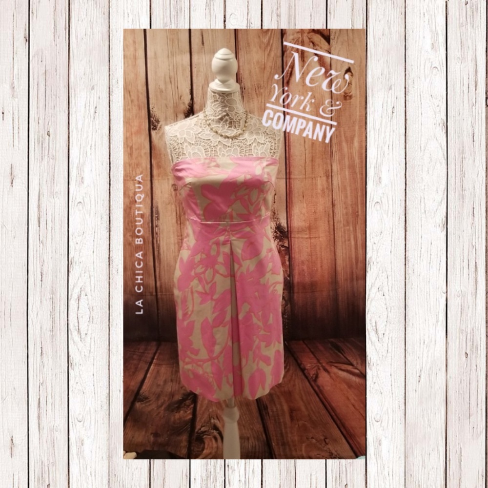 Strapless summer dress